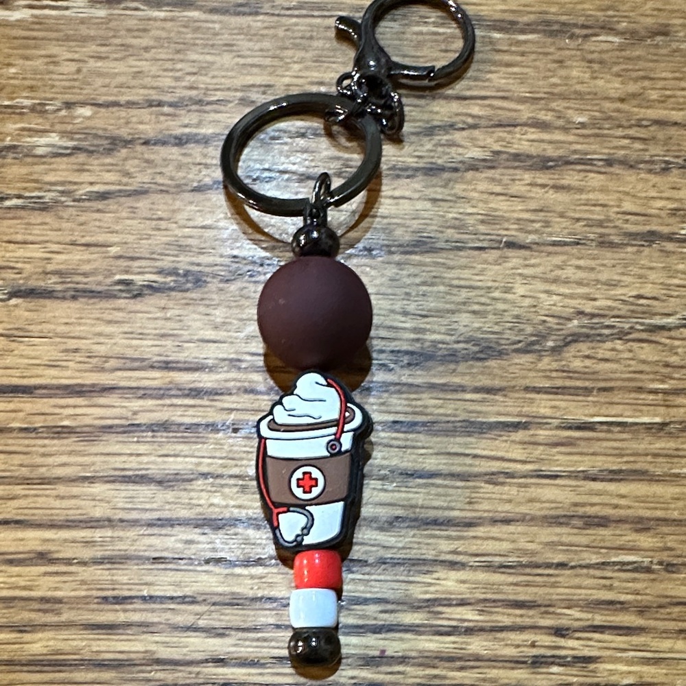 Brown Ice Cream Key Holder